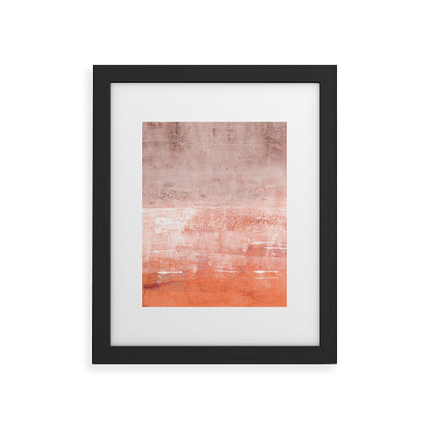 Iris Lehnhardt soft coral Framed Art Print