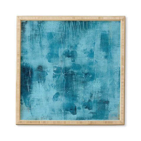 Iris Lehnhardt tex mix blue Framed Wall Art