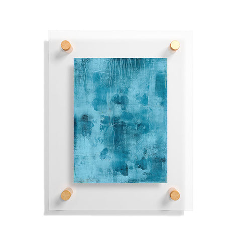 Iris Lehnhardt tex mix blue Floating Acrylic Print