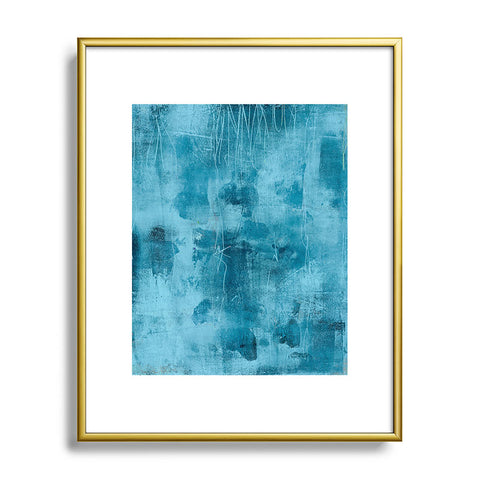 Iris Lehnhardt tex mix blue Metal Framed Art Print