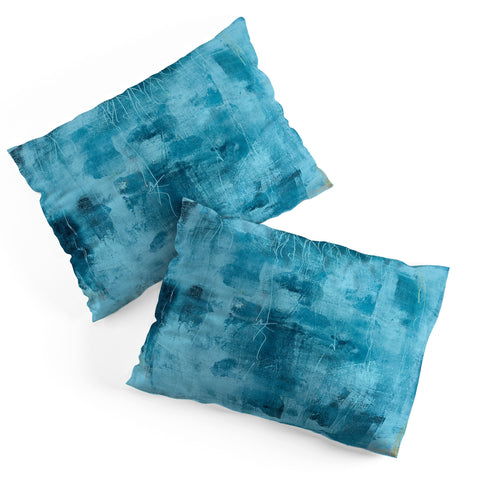 Iris Lehnhardt tex mix blue Pillow Shams