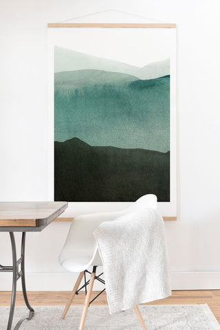 Iris Lehnhardt Valleys deep mountains high Art Print And Hanger