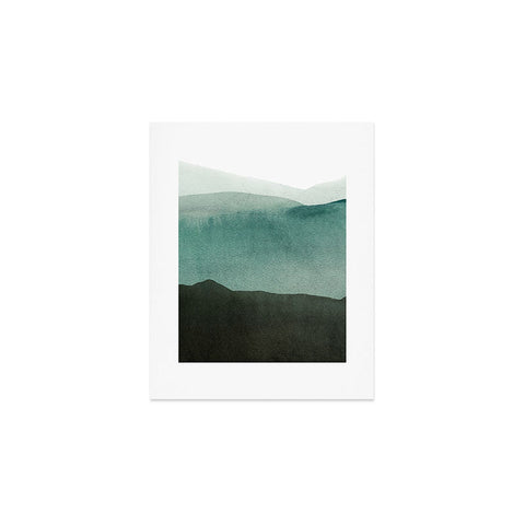 Iris Lehnhardt Valleys deep mountains high Art Print