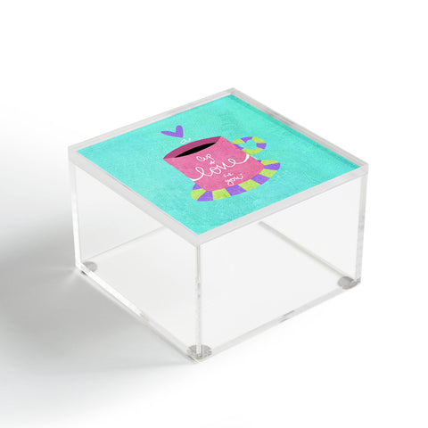 Isa Zapata A cup of love for you Acrylic Box