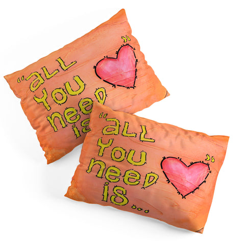 Isa Zapata All You Need Is Love Pillow Shams