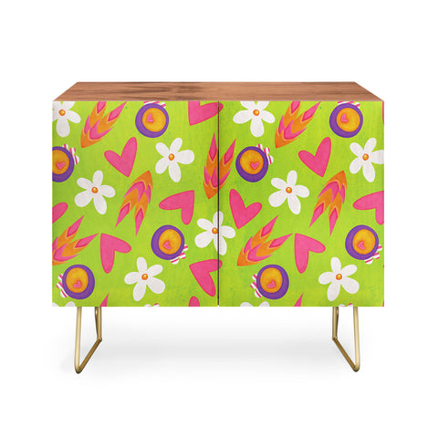 Isa Zapata Candy Flowers Credenza