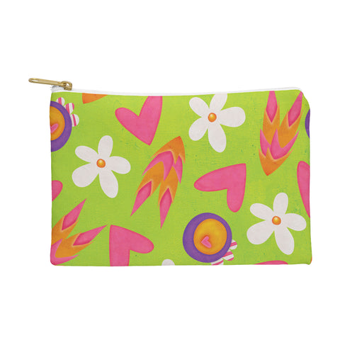 Isa Zapata Candy Flowers Pouch