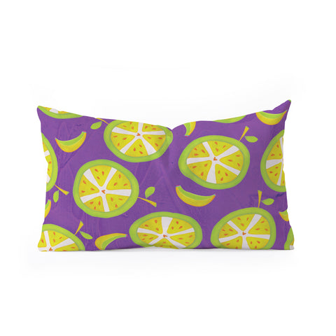 Isa Zapata Citric Heaven Oblong Throw Pillow