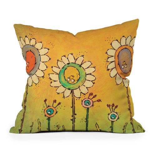 Isa Zapata Dinner At Sunset Throw Pillow