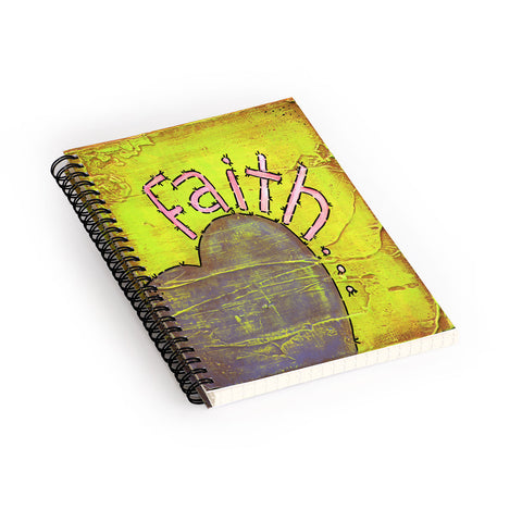 Isa Zapata Faith Spiral Notebook