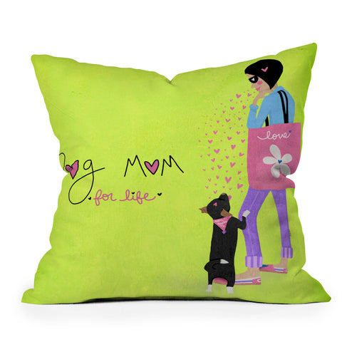 Isa Zapata Hold me mom Throw Pillow