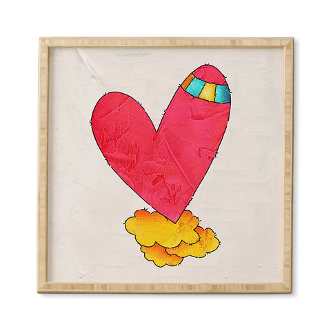 Isa Zapata In The Clouds 2 Framed Wall Art