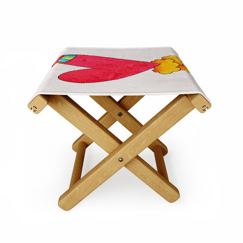 Isa Zapata In The Clouds 2 Folding Stool