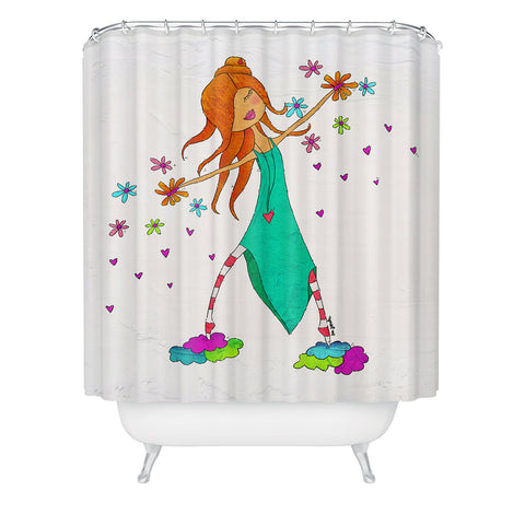 Isa Zapata Je veux Shower Curtain