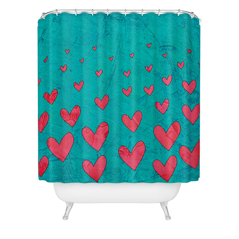 Isa Zapata Love Is In The Air 1 Shower Curtain