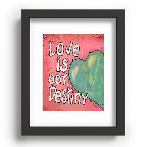 Isa Zapata Love Is Our Destiny Recessed Framing Rectangle