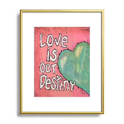 Isa Zapata Love Is Our Destiny Metal Framed Art Print