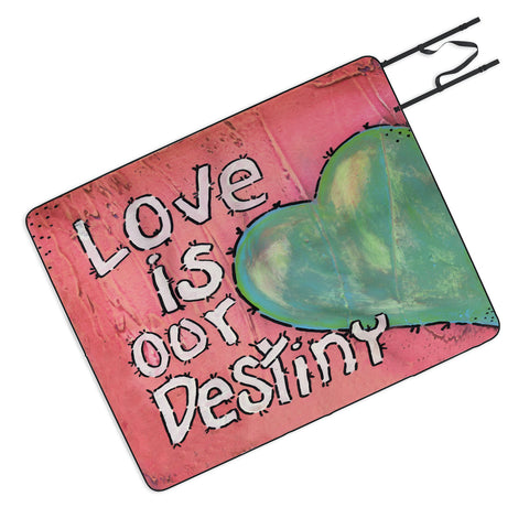 Isa Zapata Love Is Our Destiny Picnic Blanket