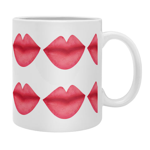 Isa Zapata My Lips Pattern Coffee Mug