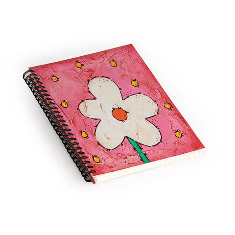 Isa Zapata The Flower Pink BK Spiral Notebook