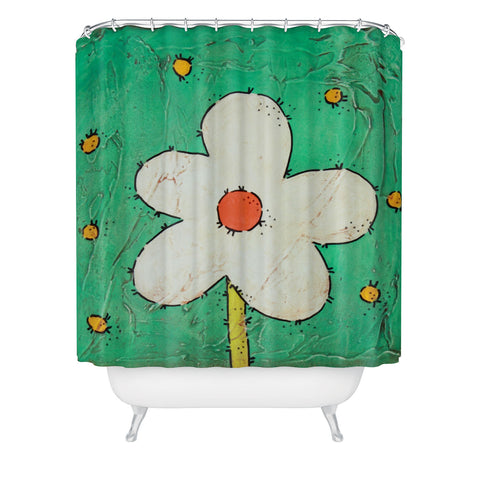 Isa Zapata The Flower Shower Curtain