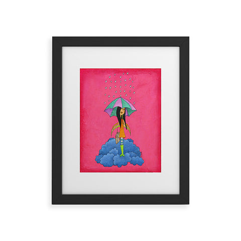 Isa Zapata Waiting For The Train of Life Framed Art Print