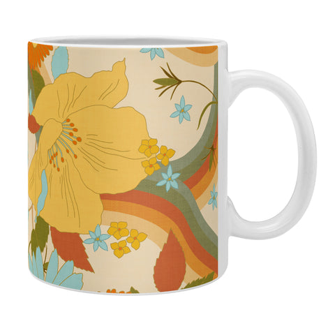 Iveta Abolina 70s Floral Vines Coffee Mug