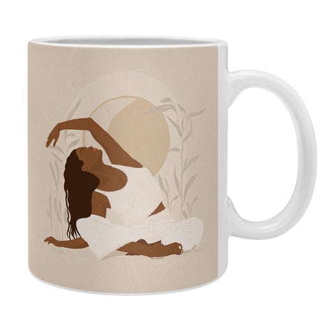 Iveta Abolina Addison Yoga Girl Coffee Mug