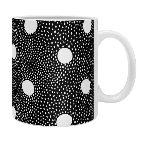 Iveta Abolina Black Polka Coffee Mug