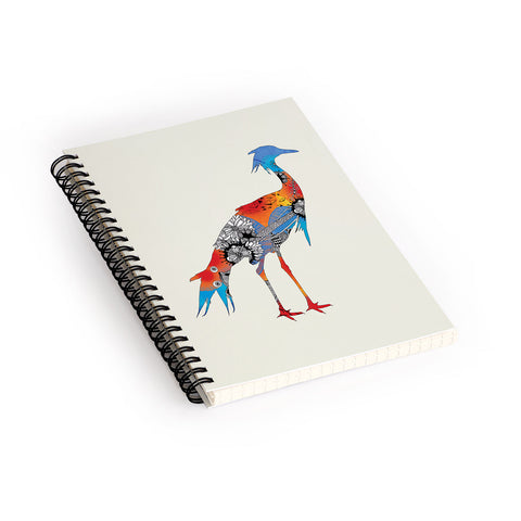 Iveta Abolina Bluebird Spiral Notebook