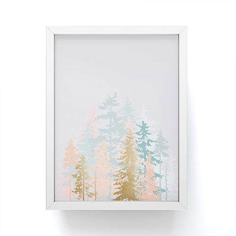 Iveta Abolina Blush Forest Framed Mini Art Print