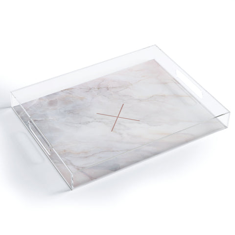 Iveta Abolina Blush Marble II X Acrylic Tray