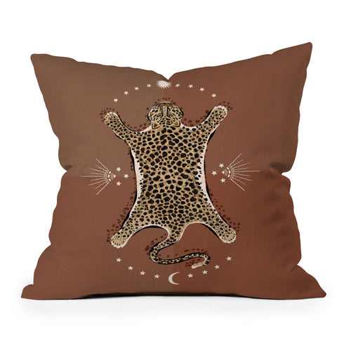 Iveta Abolina Celestial Cheetah Throw Pillow