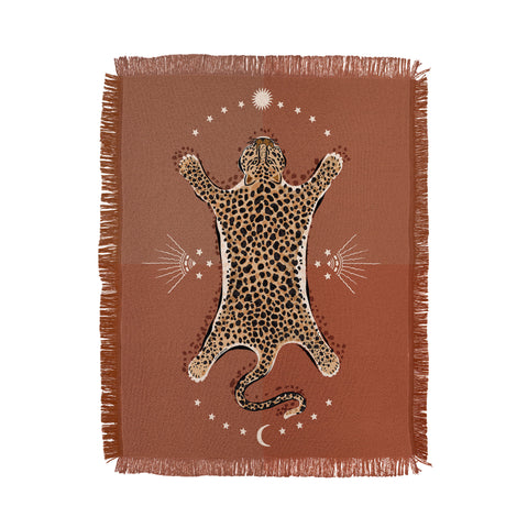 Iveta Abolina Celestial Cheetah Throw Blanket