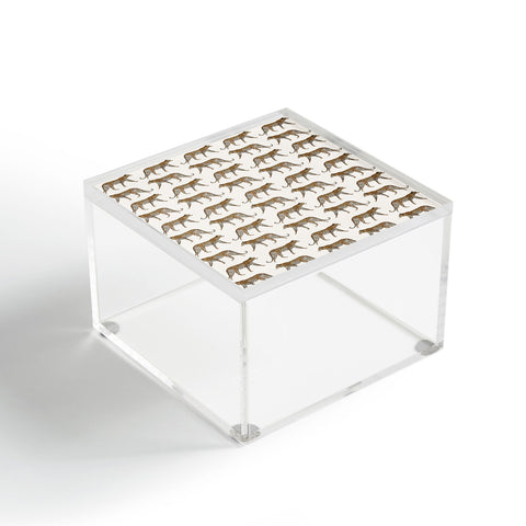 Iveta Abolina Cheetah Park II Acrylic Box