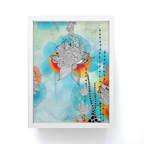 Iveta Abolina Coral Framed Mini Art Print