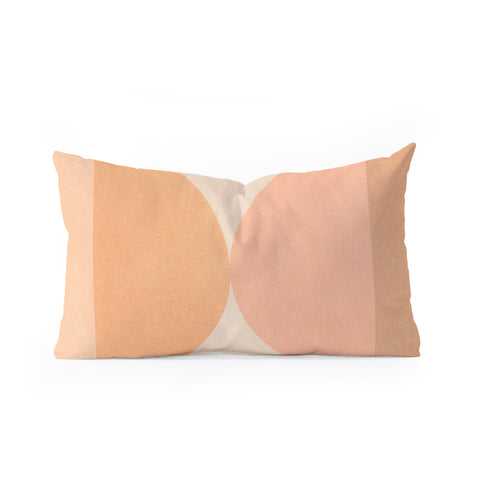 Iveta Abolina Coral Shapes Series II Oblong Throw Pillow