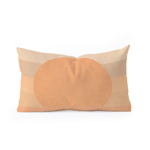 Iveta Abolina Coral Shapes Series III Oblong Throw Pillow