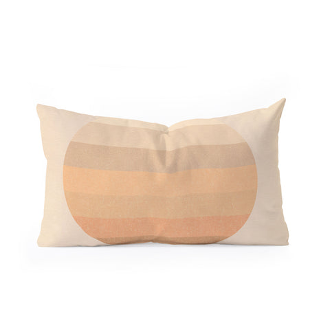 Iveta Abolina Coral Shapes Series IV Oblong Throw Pillow