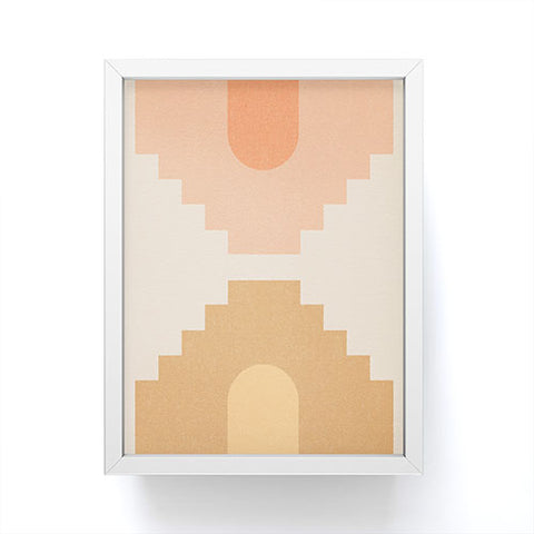 Iveta Abolina Coral Shapes Series V Framed Mini Art Print