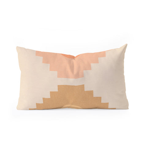 Iveta Abolina Coral Shapes Series V Oblong Throw Pillow