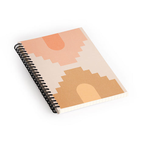 Iveta Abolina Coral Shapes Series V Spiral Notebook