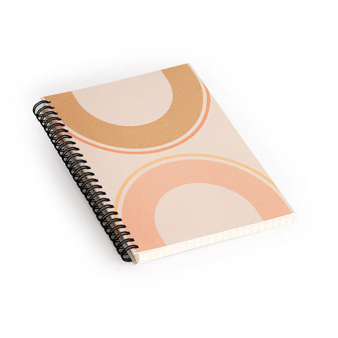 Iveta Abolina Coral Shapes Series VI Spiral Notebook
