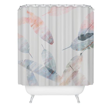 Iveta Abolina Coral Shoreline Shower Curtain