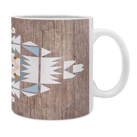 Iveta Abolina Cream Tribal Coffee Mug