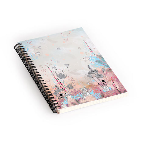 Iveta Abolina Crystal Lake Spiral Notebook