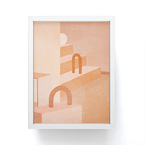 Iveta Abolina Delicious Terracotta Curves I Framed Mini Art Print