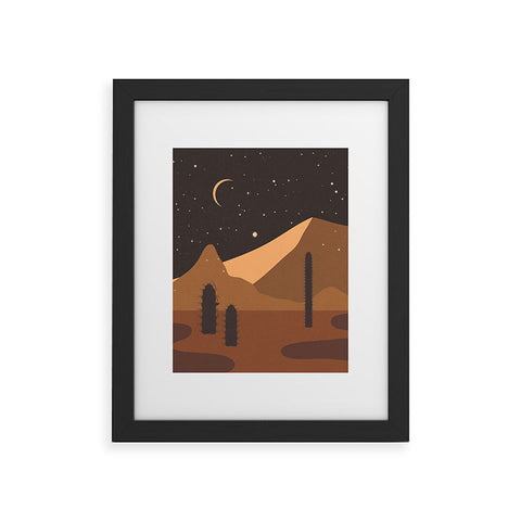 Iveta Abolina Desert Moon Phase I Framed Art Print
