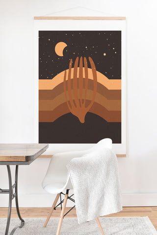Iveta Abolina Desert Moon Phase IV Art Print And Hanger