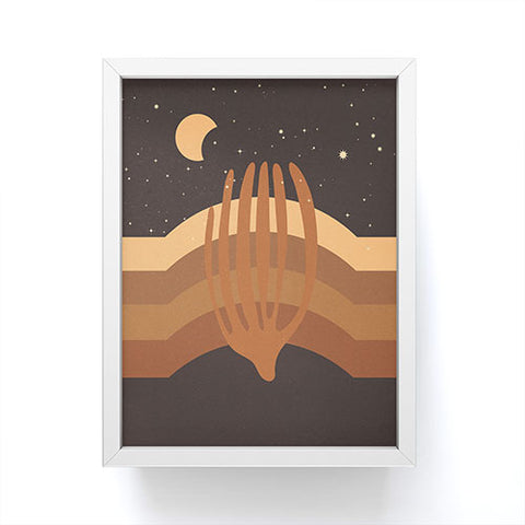 Iveta Abolina Desert Moon Phase IV Framed Mini Art Print